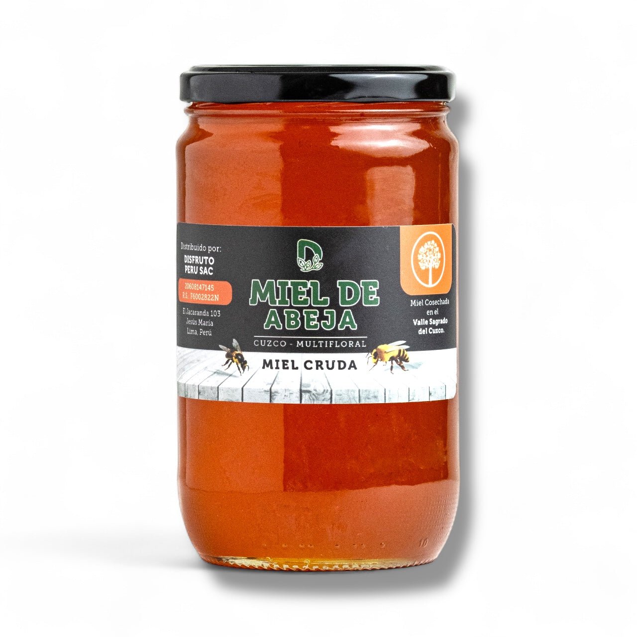 🍯 Miel de Abeja Multifloral 1 kg - Disfruto Perú