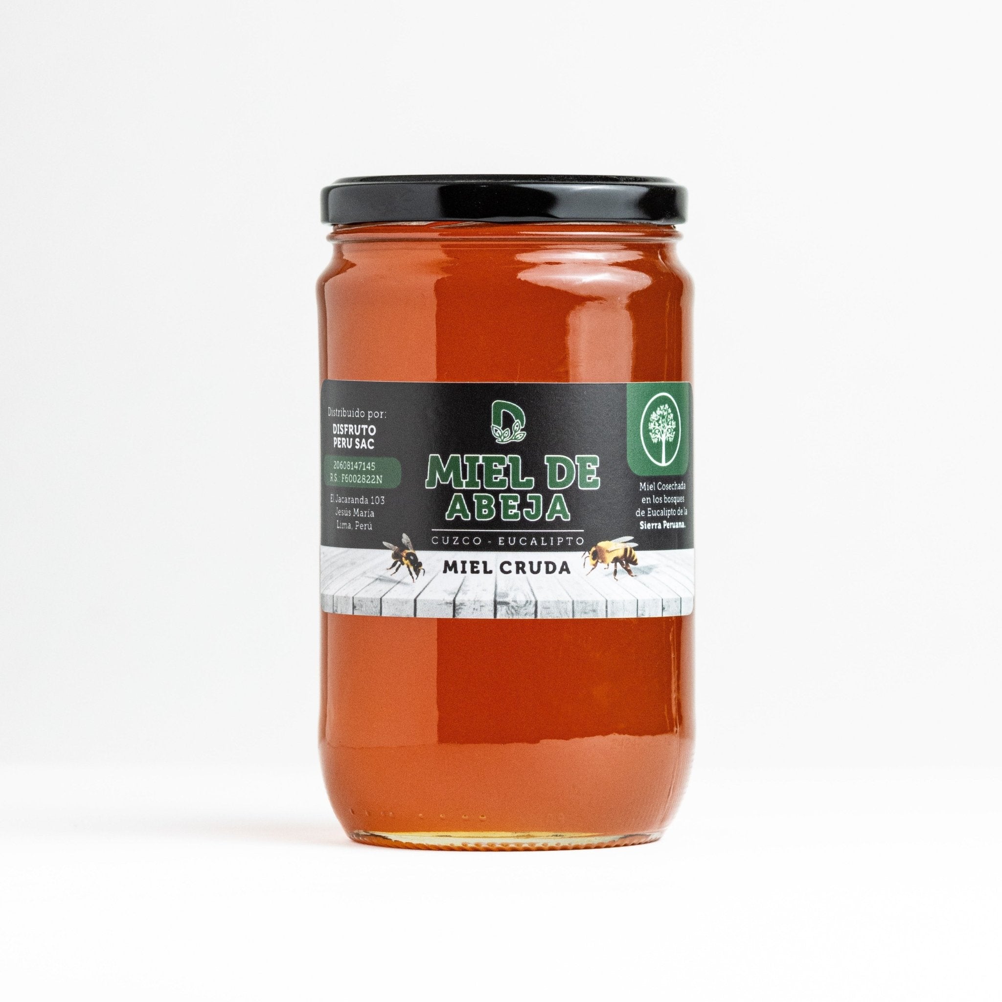 🍯 Miel de Eucalipto Disfruto 1kg - Disfruto Perú